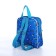 Baby backpack on lightning, blue color