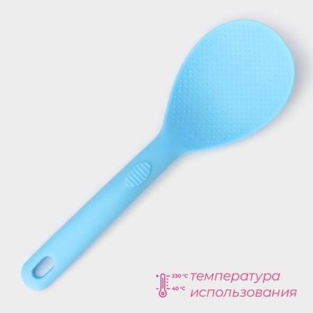 Spoon of the Duel "duet", 24 × 7.5 × 4 cm, blue color-2