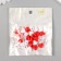 Plastic beads "Heart. Red, white, transparent" set of 20 g 1.2x0.9x0.8 cm