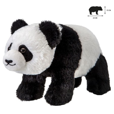 Soft toy "Bear Panda", 15 cm-3