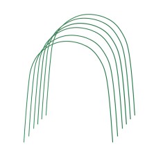 Arcs for greenhouse, metal in Cambrics 3 m, d = 10 mm, set 6 pcs., Greengo