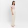 Women's cotton pants Minaku: Enjoy Milk color, size 44