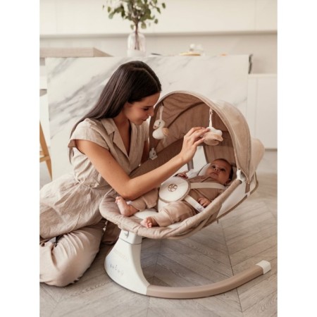 Electric shackles Children's Amarobaby Lucky Swing, beige color-22