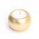 Candle "Shar" in the candlestick of gypsum smooth, 9.5x6.5cm, gold