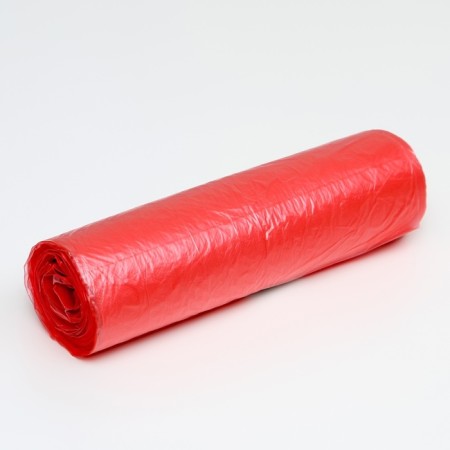 A set of packages of packages, in a roll, red, 24 x 37 cm, 8 μm, 500 pcs.
