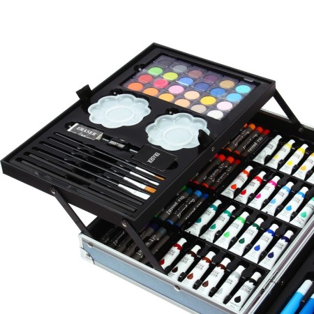 A set of folding folding, in a suitcase, blue-8