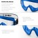 Glasses Protective bison 110235_z01, closed type, chemically resistant glass, ventilation
