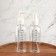 Storage set, 2 items, with a division scale, 100 ml, white/transparent color