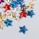 Decor for creativity Plastic "Stars" Color Mix set 50 pcs 1.4x1.4 cm