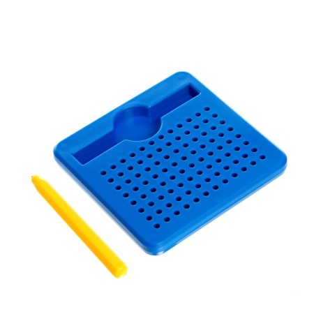 Magnetic tablet for drawing, 96 holes, blue-1