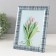 Photo frame MDF 13x18 cm "Scottish cage on dark brown" 1.5x16x21 cm