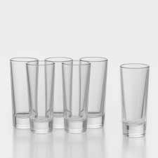 A set of glass piles 