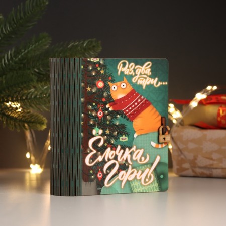 New Year's box-book "cats" 14x12x5 cm