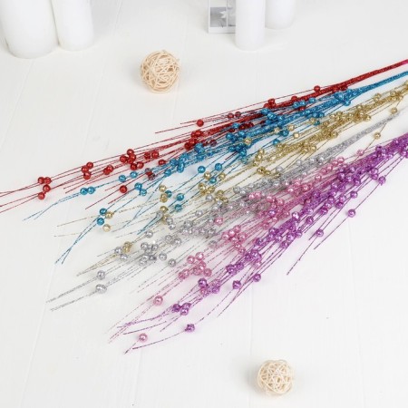 Decor shine "Small ball" 80 cm (in package 1 color) mix-2
