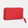 Women's wallet on lightning, red color