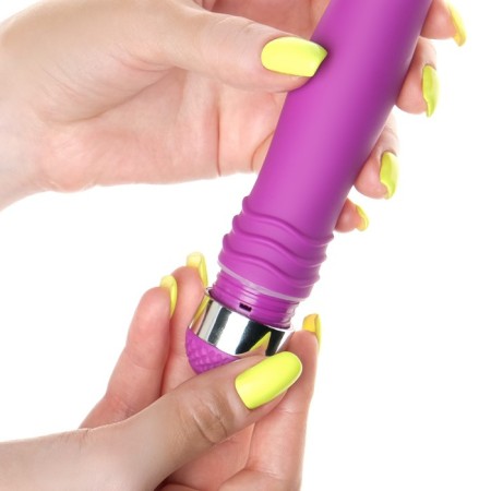 Sexy Friend vibrator, not a realistic, built -in vibrator, 17.5 x 2.9 cm, ABS, purple-3