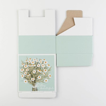 Box - Penal, Gift packaging, "Chamomile", 15 x 15 x 7 cm-8