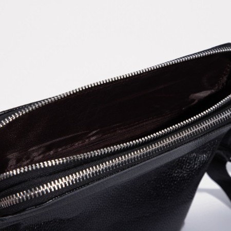 Male bag, black color-5