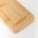 Board for feeding with a handle, 20.5 × 7 × 1.5 cm, bamboo