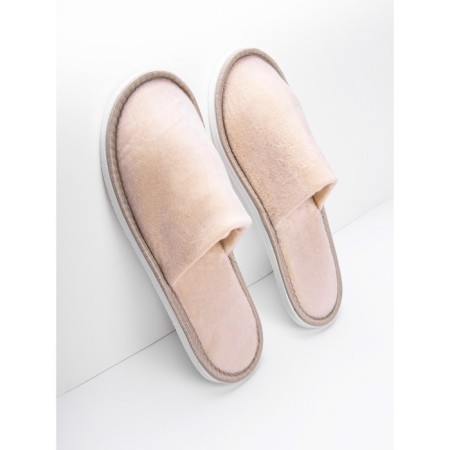 Women's slippers Amaro Home, size 39-41, beige color-1
