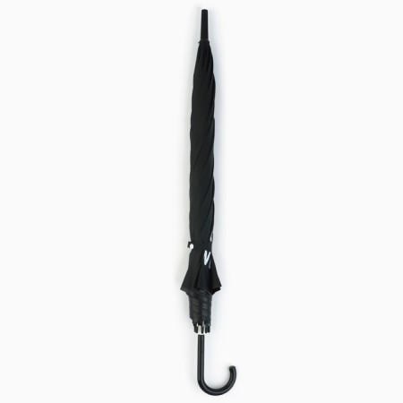 Umbrella female cane "No rain - no flowers", 8 spokes, d = 90 cm, black color is black-5