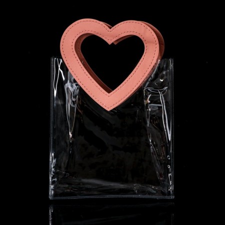 Gift package from PVC pink 20x18x10 cm-1