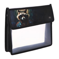 A5 notebook folder (230 x 190 x 50 mm), with Velcro valve, plastic/textiles, calligrata, 