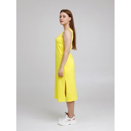 Female dress, size 50, lemon color-10