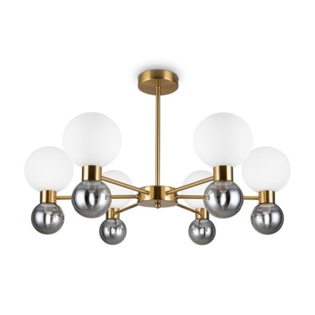 Freya FR5394CL-12BS Bony, 660x660x410 mm ceiling lamp, G9, 12x25W, brass color-2