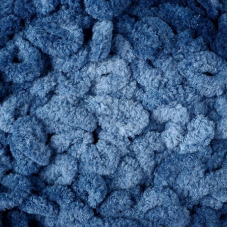 Yarn "Puffy FinE Ombre Batik" 100% micropoliester 73m/500g (7266 jeans)