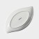 Porcelain dish Magistro "Rook", 27 × 14.5 cm, white color