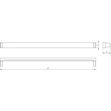Lamp era SPO-801, 610x34x50 mm, IP20, 20W