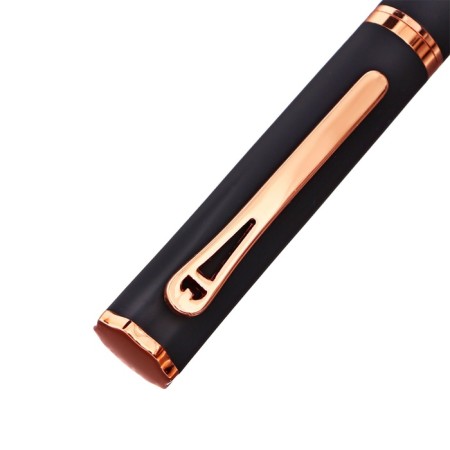 Handle Gift Roller in the leatherette case Case Softach Black/Gold Corps-4