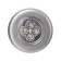 Night Pushlite "Circle" 4 diodes, 3AAA silver 2.5x6.5x6.5 cm Risalux