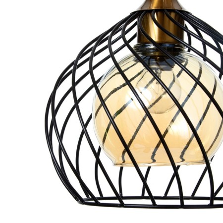 Bayerlux lamp "Sinara" E27 40W Black 21.5x21.5x19-119 cm-4