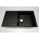 Kitchen Quartz Asseline Ulgran Quartz Prima 780, 780x500 mm, color 07 coal