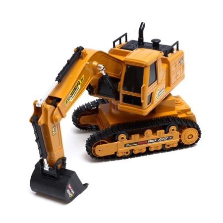 Excavator Radio -controlled "construction", mobile bucket, works from the battery-2