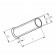 Tip of the pin-on-hub L-7 mm 2.5 mm² (NSHV 2.5-8/NG 2.5-7) rexant