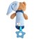 The squeak is a rattle "Bear", with a tear, Mum & Baby
