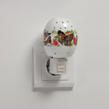 Lamp "Butterfly" 1x7W E11 white 7.5x7.5x12cm-4