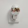 Lamp "Butterfly" 1x7W E11 white 7.5x7.5x12cm