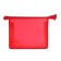 Plastic folder A5, 230 x 190 x 55 mm, lightning from above, calligrata "office", PM-A5-00, 0.5 mm, color, texture "sand", red