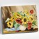 Picture on the numbers "poppies and sunflowers", 40 × 50 cm, 28 colors