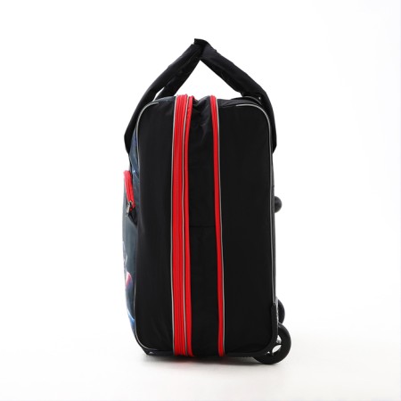 Lightning suitcase, road bag, set 2 in 1, black/red color-5