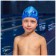 Hat of swimming children's Onlytop "Shark", fabric, girth 46-52 cm