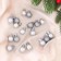Set of balls plastic D-2 cm, 18 pcs "Nebilia" silver