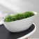 Pot with the Podon "Boat", 3 l, white color