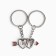 Key keychain, non -memorials "Friendship forever" 9 x 13 cm