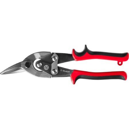 Scissors for metal "bison" 23140-r, 250 mm, 0.4/0.8 mm, right, two