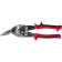 Scissors for metal "bison" 23140-r, 250 mm, 0.4/0.8 mm, right, two